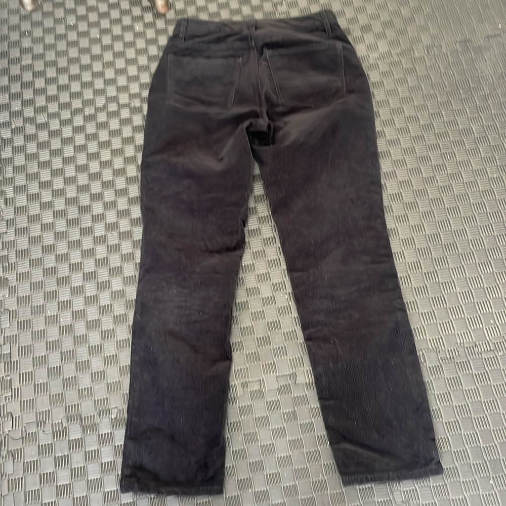Black corduroy straight curvy size 0p Talbots flawless five pocket petite pants - Picture 9 of 11